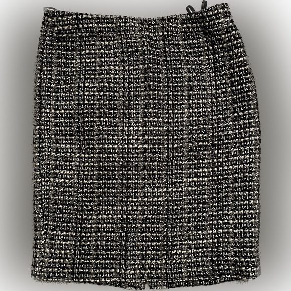 J crew tweed pencil skirt size 4 wool blend - Picture 1 of 3